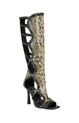 Women's Indranihigh Snakeskin Boots