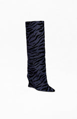 Women's Kenya Denim Tiger Wedge Boots
