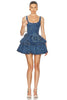 Aknvas Devyn Dress In Saxe Blue