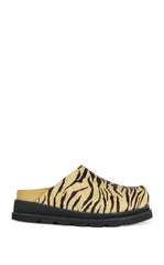 Women's Sarinda Tiger Calf Hair Flatform Mules