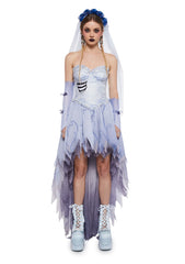 Moonlit Glow High-Low Dress