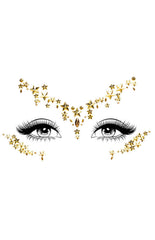 Costume Star Sign Face Jewels Sticker