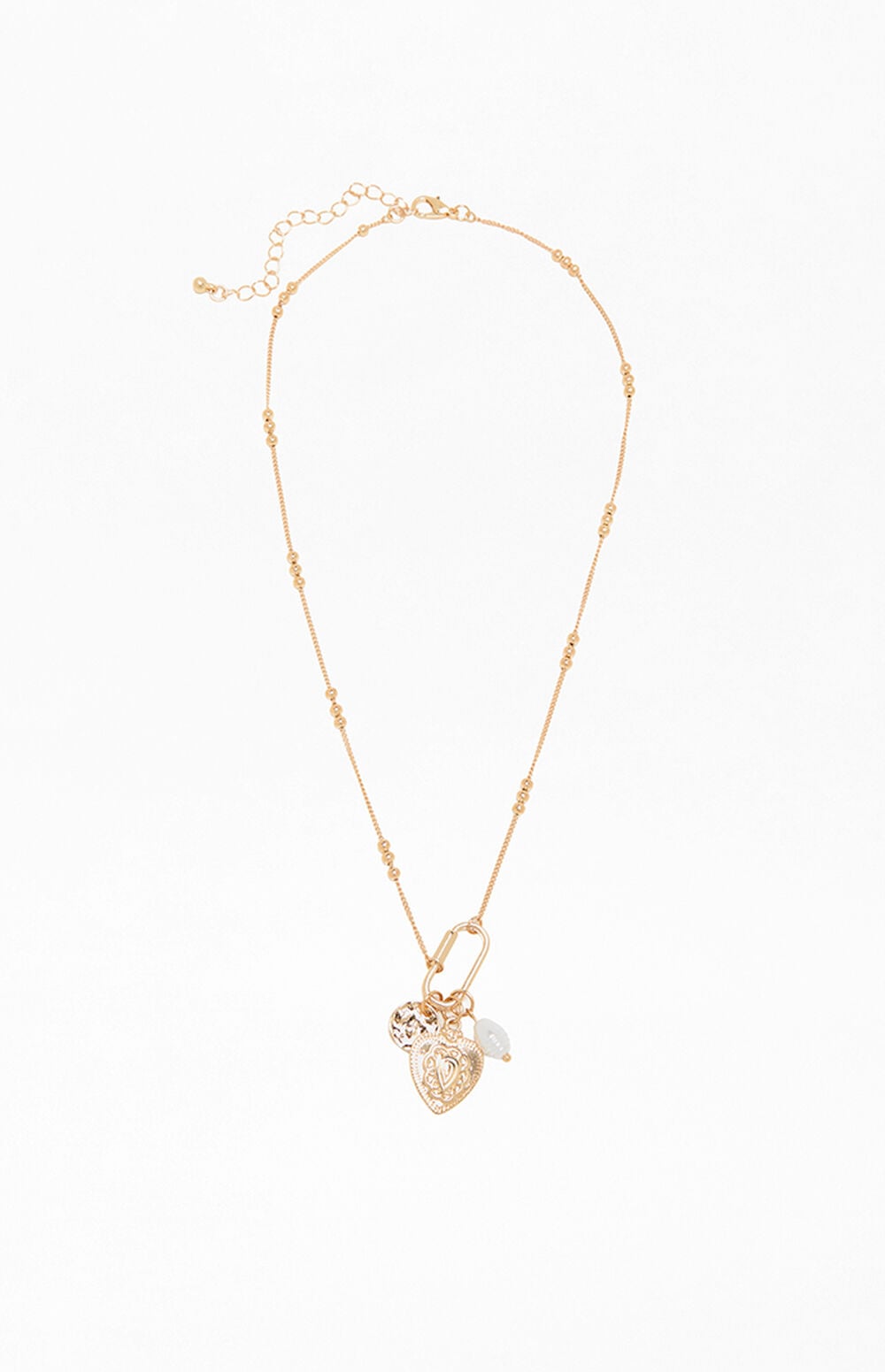 Laurie Gold Charm Necklace