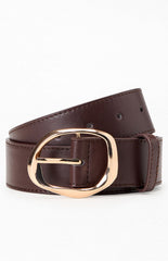 Maya Oval Buckle Belt