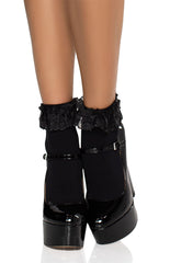 Diem Lace Ruffle Anklet Socks