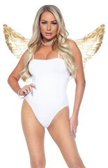 Gold Feather Wings Costume Kit