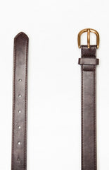 Faux Leather Buckle Belt