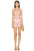 Shani Shemer Rae Mini Dress In Pink Shell Print