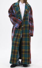 Studio Plaid Trench Coat