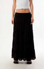 Tiered Maxi Skirt