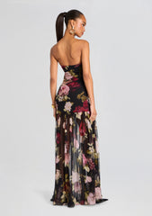 Nicole Silk Chiffon Dress