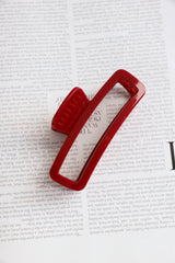 Big Energy Claw Clip Burgundy