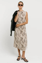 Sienna Satin Midi Dress