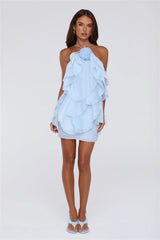 Designer Love Mini Dress Blue