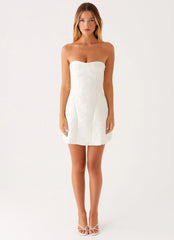 So Stylish Mini Dress - White