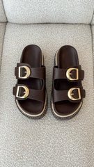 Anora Slide - Chocolate