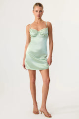 Tiani Mini Dress Mint - Eco-Certified