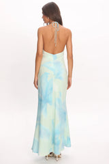 My Everything Bead Halter Maxi Dress Mint