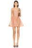 Luna Corset Mini Dress In Peony