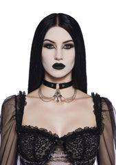 Deep Devotion Cross Choker