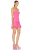 Sleeveless Mini Dress In Geranio