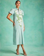 Elliana Barong Midi Dress