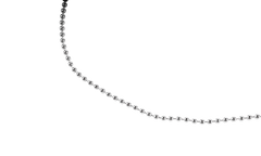 Ball Chain Necklace 24 inches - Silver CHRM1579