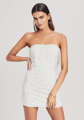 Cassandra Sequin Fringe Dress