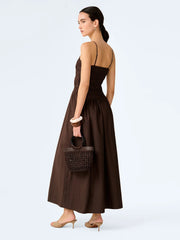 Paulina Dress in Chocolate