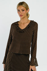 Luna Polka Dot Blouse