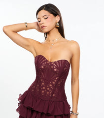 Juliette Corset A-Line Mini Dress