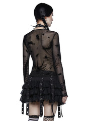 Spider's Lair Mesh Top