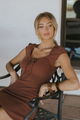 Vinnie Keyhole Mini Dress