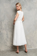 Brenda Button Up Midi Dress