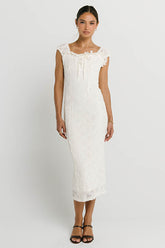 Lorena Crochet Maxi Dress