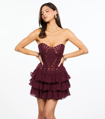 Juliette Corset A-Line Mini Dress