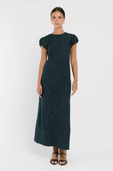 Ellianna Maxi Dress in Denim