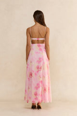 Blushing Meadow Maxi Dress Pink