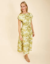 Quinn Pintuck Midi Dress