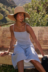 Trevor Gingham Midi Dress