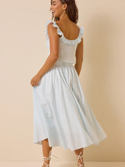 Matilda Stripe Button Front Tank