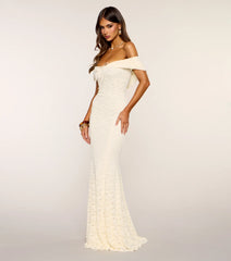 Juliette Off Shoulder Lace Formal Dress