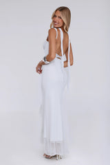 Glow In Twilight Maxi Dress Silver