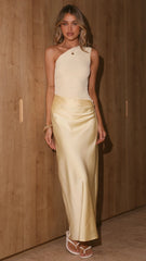 Melani Maxi Dress - Yellow