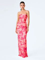 Amdra Dress in Sunset Blur Print