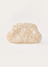 Genevieve Clutch Bag - Ivory
