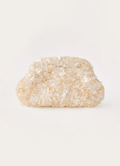 Genevieve Clutch Bag - Ivory