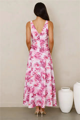 Sunset Radiance Maxi Dress Pink