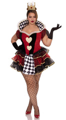 Plus Size Queen Of Hearts Costume - Image 1
