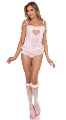 Boned Ruffle Bo Peep Bodysuit - Image 3